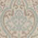 Tapis floral beige/turquoise Adelaide