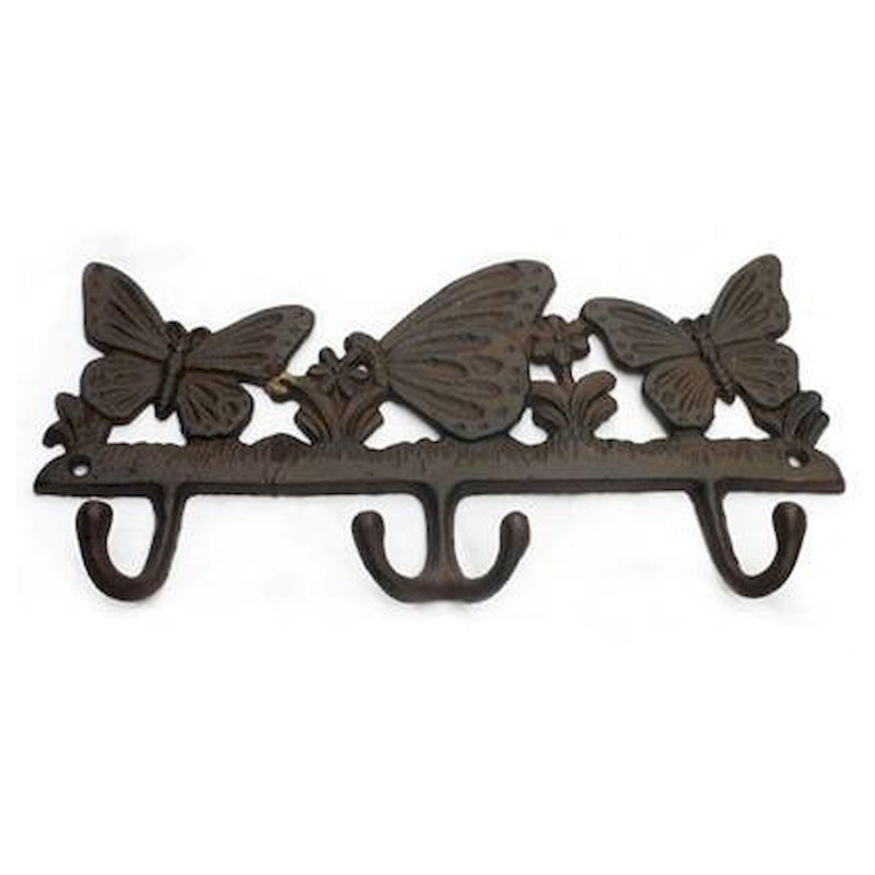 Porte-manteau mural papillons Alexus