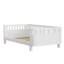 Lit plateforme en bois pour enfants Lit en bois à profil bas avec rails pour filles et garçons