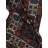 One-of-a-Kind Runner 2'9" X 12'11" 1900s Runner Wool Area Rug in Black/Navy/Red