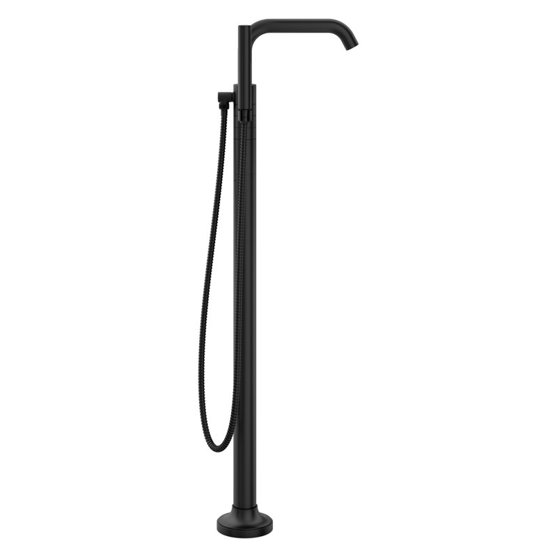 Floor Mounted Tub Spout, Matte Black