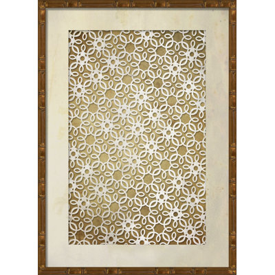 « dentelle pattern », impression encadrée 3