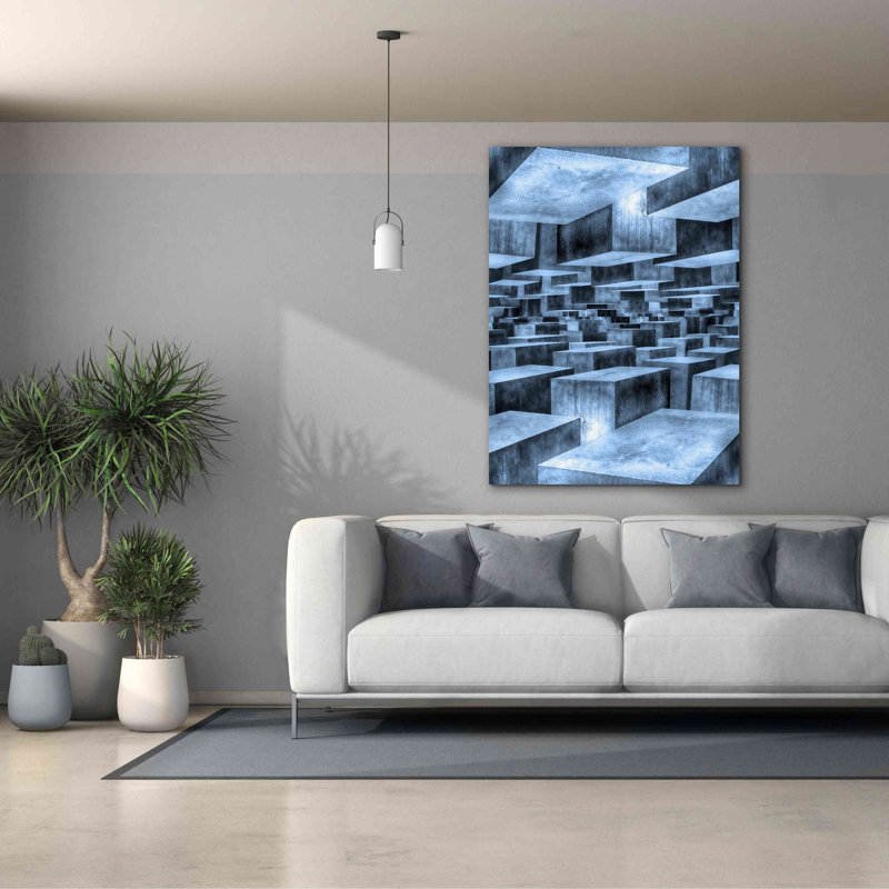 «No Way Out» par Ata Alishahi, estampe numérique sur toile, H 54 po x l 40 po x P 1,5 po