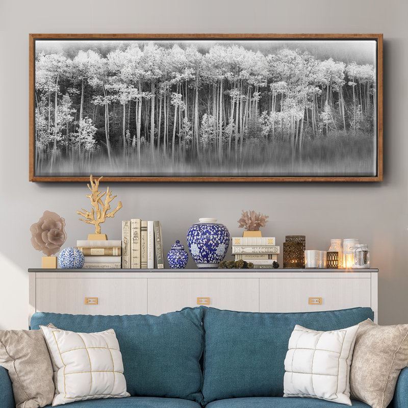 Dreamy Aspen- Framed Canvas