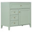 Meuble-lavabo vert 36 po avec lavabo-879919297