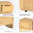 Dunnam Solid Wood Nightstand with 2 Drawers