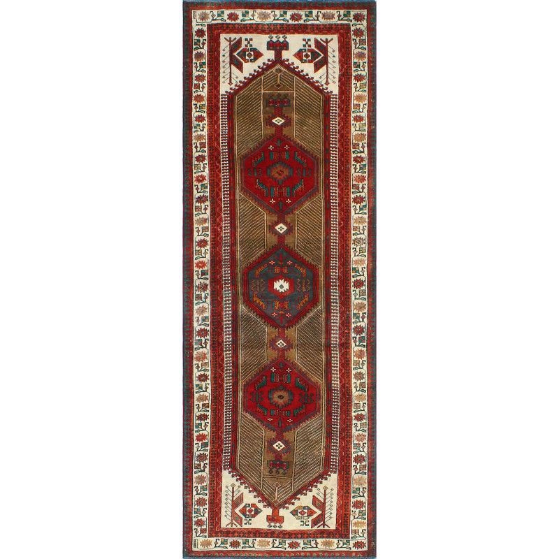 Khusbu Distressed Jaycee Brown Runner