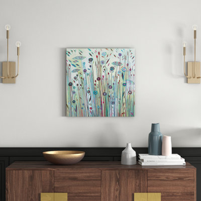 Lets Play In The Field by Shyama Ruffell - No Frame Print