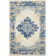 Burnie Oriental Blue/Ivory Area Rug