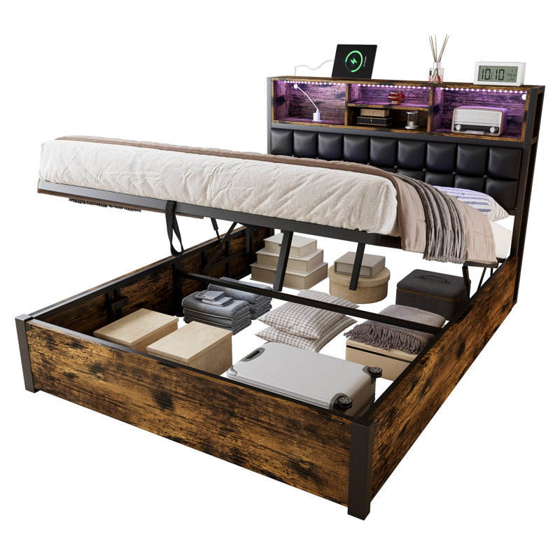 Upholstered Bed, Double (4'6)