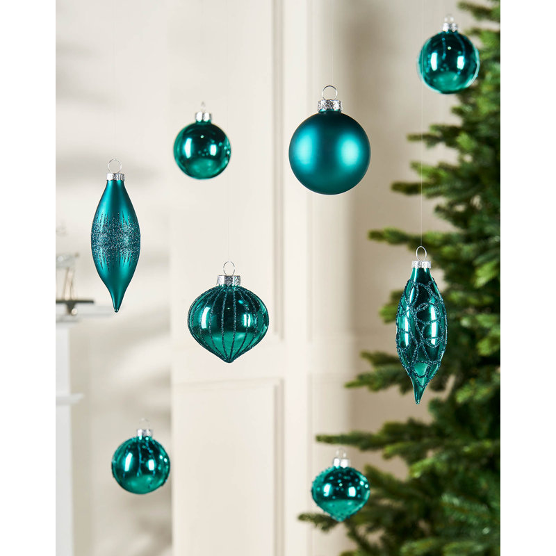 11.61 cm Plastic / Acrylic Shatterproof Bauble, Teal