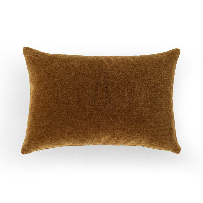 Bridger Wool Pillow Cover & Insert, Rectangular 16"H x 24"W, Monte Tobacco