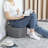 15" Compact Round Ottoman Footrest-106420191