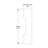 Plastic 78.75'' W x 1.625'' L Wall Base in Primed White