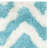 Barcelona Shag Hand Tufted Performance Chevron Rug-12414462