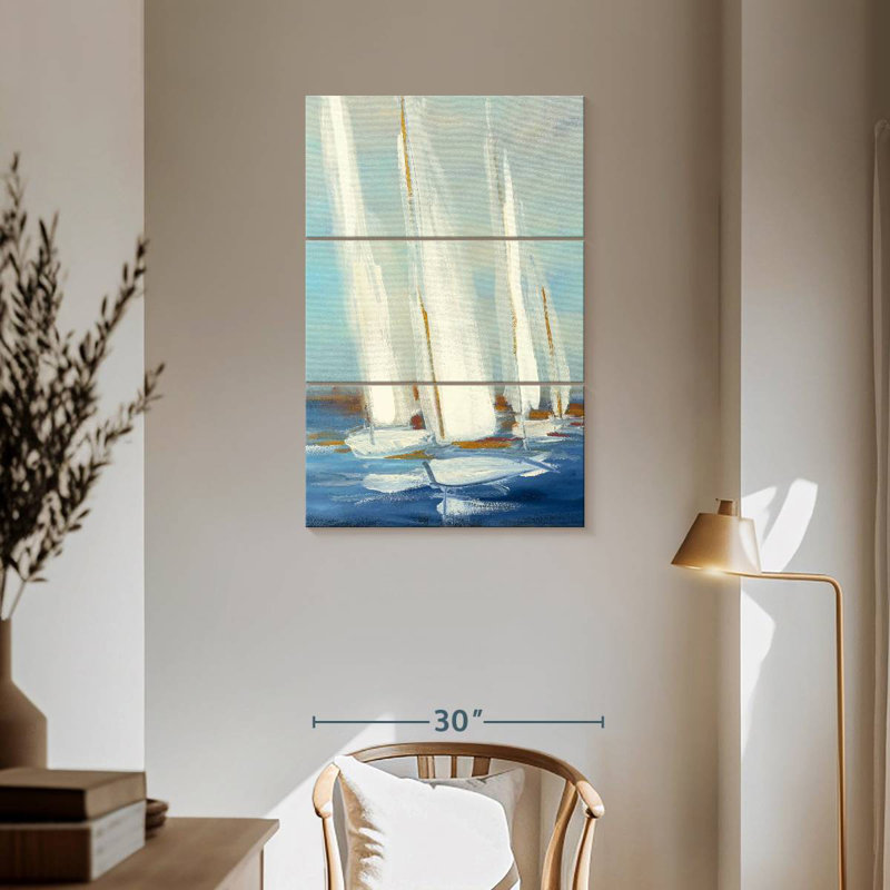 Aletra Summer Regatta II, 57" H x 36" W