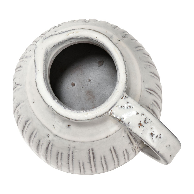 Muriel Pitcher - Small Aged White Glazed