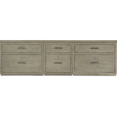 Linville Falls 96" Credenza with File and Two Lateral Files