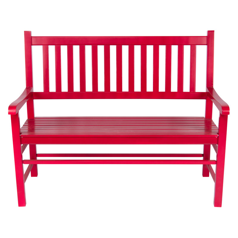 Banc d'extérieur Almah, Rouge