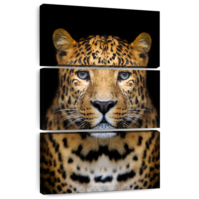 Brampt Stoic Leopard, 45" H x 28" W