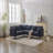 L Shaped Sectional Sofa (Gray)