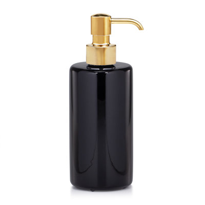 Domus Black Gloss Soap / Lotion Dispenser