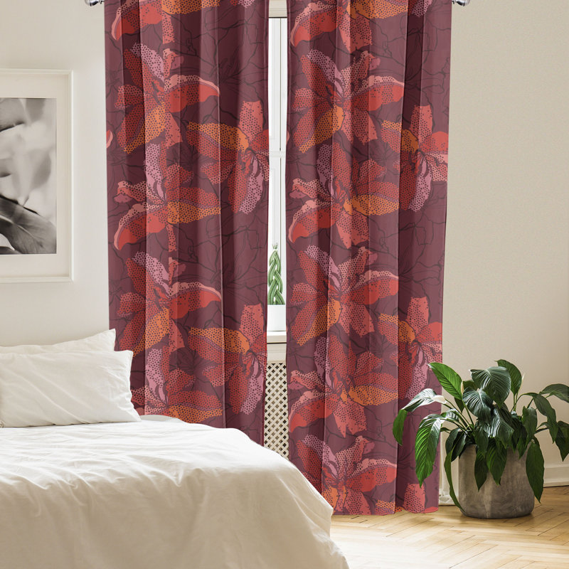 Semi Sheer Curtain Pair, 28" W x 95" L