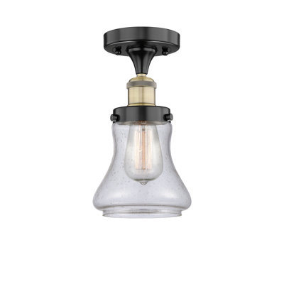 Raghul Glass Semi Flush Mount