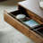 Modern rectangular solid wood coffee table-805510051