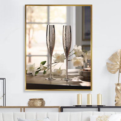 Champagne Flute Fantasies III sur toile