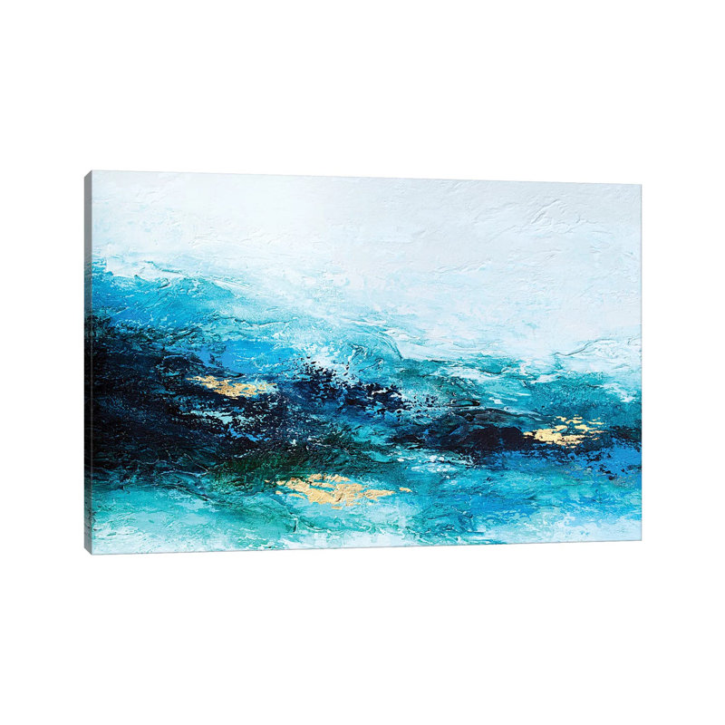 Flourishing Wave - Print on Canvas, Wrapped Canvas, 66.04 cm H x 45.72 cm W x 1.91 cm D