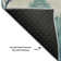 Premium Machine Washable Prisco Teal Rug