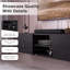 Meuble télé mural moderne en bois 70 po Waco-1419144762
