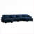 Polyester bleu est en rupture de stock
