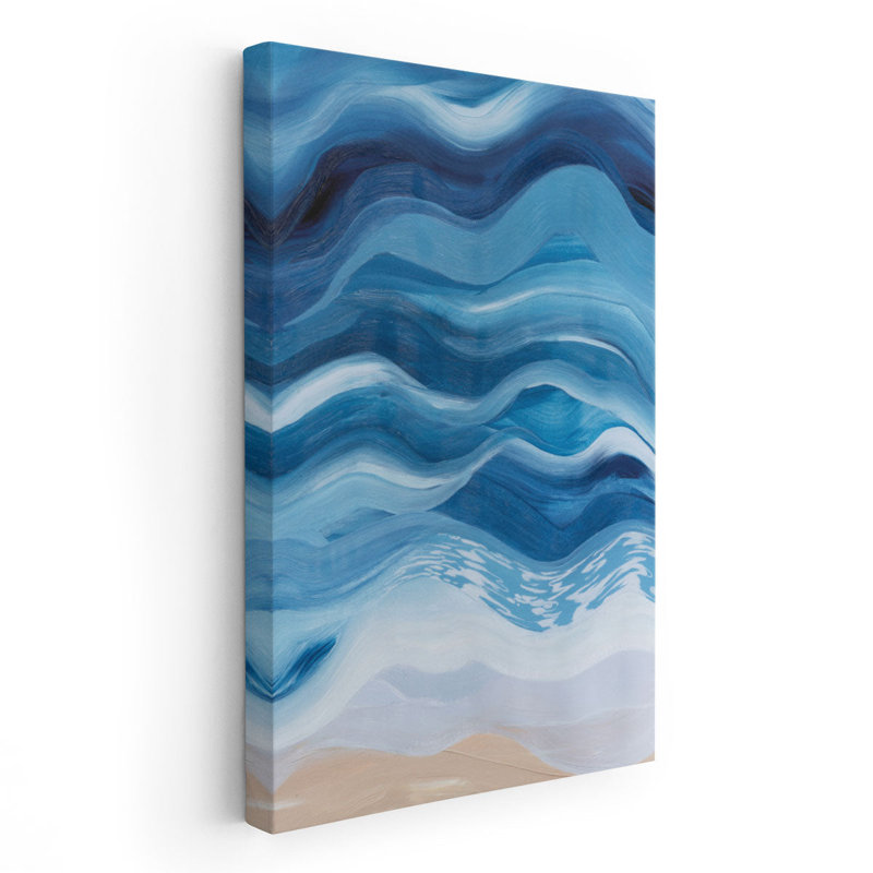 Embellished Close To Shore II - reproduction d'art sur toile, H 24 po x l 16 po