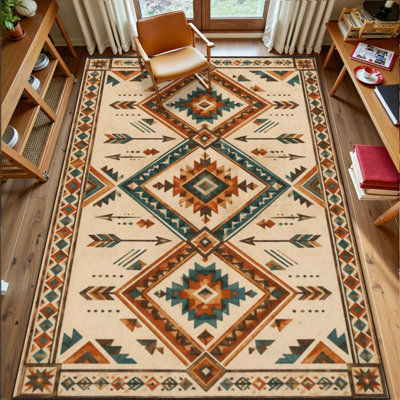 Tapis lavable 8 x 10 po à poils courts Woodland Bear