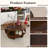Round Coffee Table with Storage