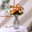 Fleurs de soie artificielles pivoines, décoration de mariage rétro, lot de 1-101874352
