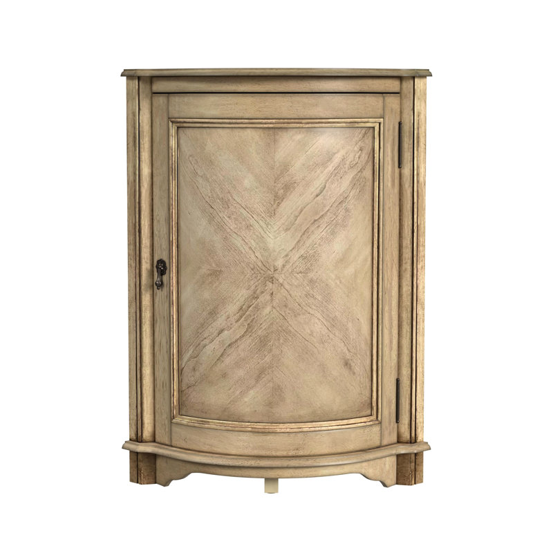 Durham Corner Cabinet, Antique Beige