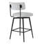 Tabouret de comptoir pivotant 27,4 po Bayardo