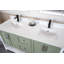 Ensemble de meuble-lavabo double 59 "avec miroir Ladarryl-1400742032