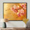 Golden Cherry Blossom Sakura Light I - Gold Floral Wall Decor