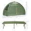 Off-Ground Camping Tent Cot: Single Person Folding Bed & Tent Combo with Carry Bag