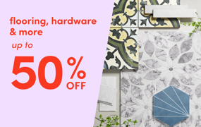 flooring, hardware & more clearance