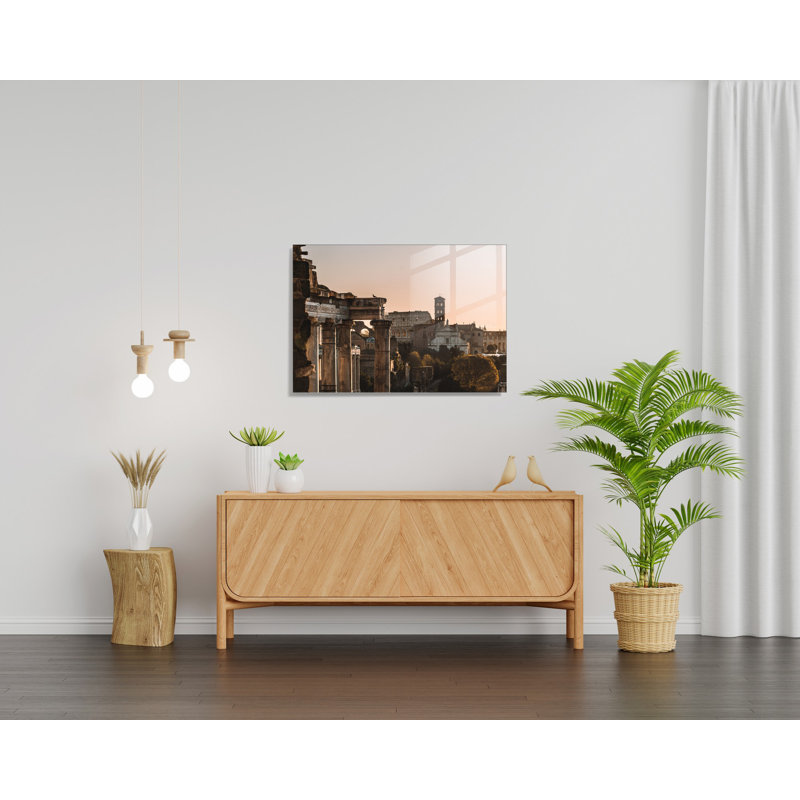 Peinture élégante en verre trempé de 11,8 po x 17,7 po | 100% verre trempé, épaisseur: 0,16 pouce | Superbe art mural pour la décoration intérieure, durable et facile à nettoyer, parfait pour les espaces de salon et de bureau