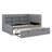 Upholstered Daybed With Trundle, Storage Shelves, USB & Outlet-1238189100