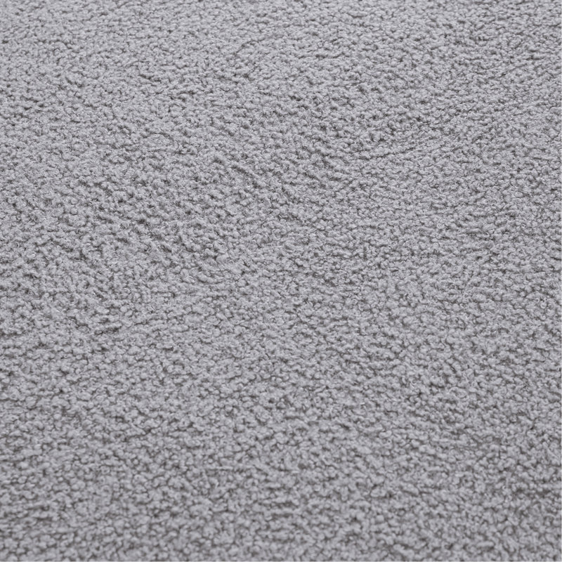 Boucle en forme de L (siège courbé faisant face à la droite) - salon gris moderne et confortable (faisant face à la droite)