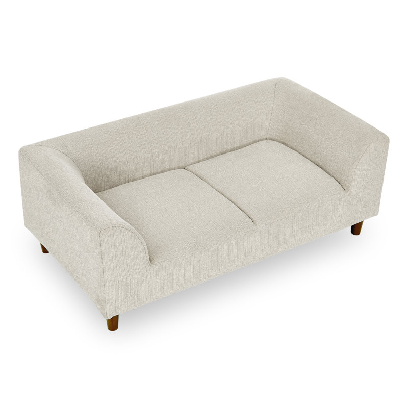 Modern Sofapet Sofa With Backrest And Armrests, Modern Rectangular Pet Sofa Suitable  Medium And Large Dogs, Soft Cushion Comtable Dog Sofa,--Beige