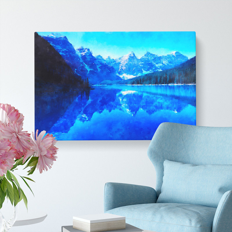 Moraine Lake In Banff Canada - Wrapped Canvas, 40cm H x 60cm W x 3cm D