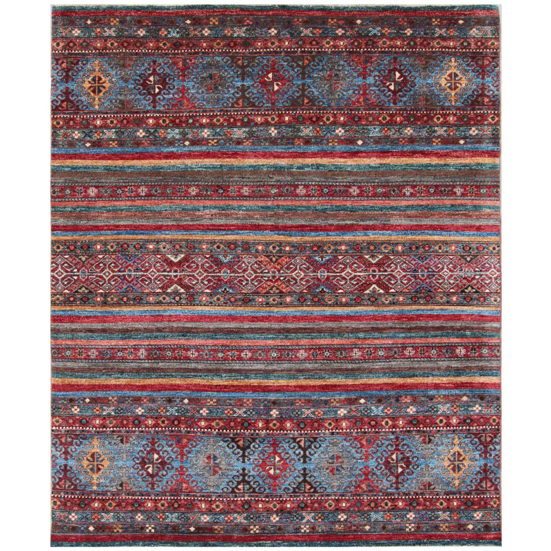 Ajanique Oriental Hand Woven 152cm X 186cm Area Rug